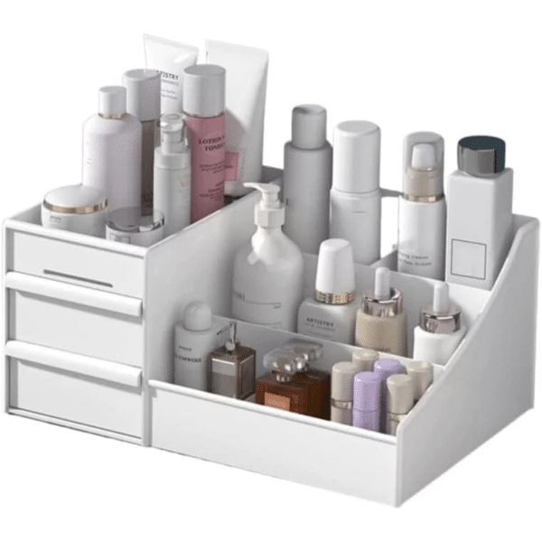 Organizador de Mesa Porta Caneta Maquiagem Cosmeticos Gaveta Escritório Multiuso