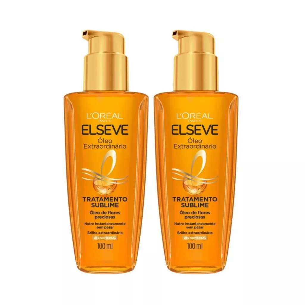Kit 2 Óleos Extraordinarios para Cabelos Elseve Loreal Paris, 100ml