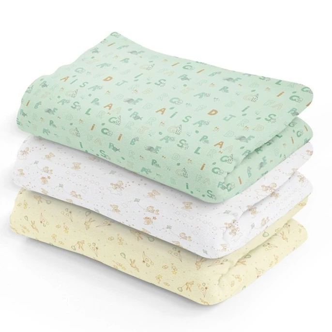 Cueiro Estampado Flanelado Bebê Kit 3 Unidades 80X50CM Papi/Incomfral
