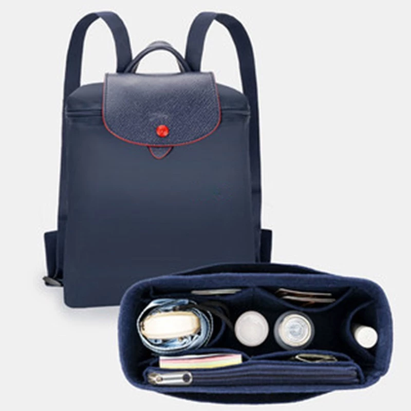 Organizador de Mochila Longchamp LE PLIAGE para Viajem com Divisória de Feltro para Mulheres e Homens