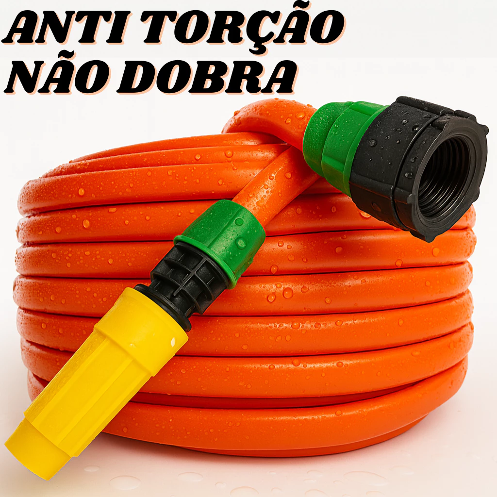 Mangueira Jardim Anti Torção Chata Não Dobra